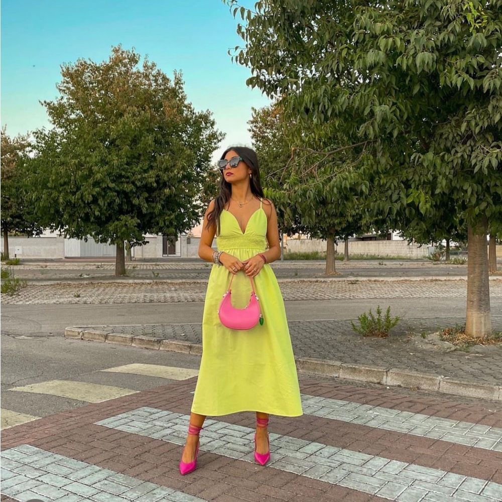 ZARA POPLIN DRESS - Picture 8 of 12